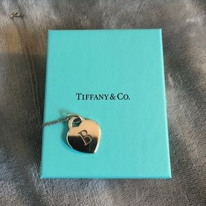 Tiffany & Co. Alphabet Heart Tag Letter Charm